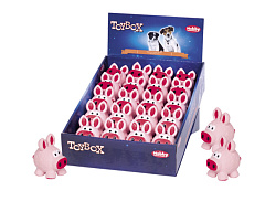 Іграшка для великих собак ToyBox Рожева Свинка з пищалкою Latex Nobby