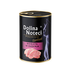 Безглютеновая консерва для стерилизованных кошек с Индейкой Dolina Noteci Premium Cat Sterilised Turkey Безглютеновая консерва для стерилизованных кошек с Индейкой Dolina Noteci Premium Cat Sterilised Turkey