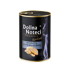 Безглютеновая консерва для стерилизованных кошек с Цесаркой Dolina Noteci Premium Cat Sterilised Guinea Fowl Безглютеновая консерва для стерилизованных кошек с Цесаркой Dolina Noteci Premium Cat Sterilised Guinea Fowl