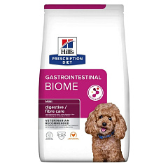 Сухий лікувальний корм з куркою для собак маленьких порід при розладах травлення Hill's Prescription Diet Gastrointestinal Biome Mini