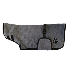 Швидкосохнучий регульований банний халат для собак Dry & Clean Dog Robe Nobby