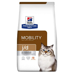 Сухий лікувальний корм з куркою для котів при захворюваннях суглобів на артрит Hill's Prescription Diet j/d Mobility