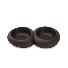 Надстійка пластикова подвійна миска для собак та котів Imac Ciottoli Double Надстійка пластикова подвійна миска для собак та котів Imac Ciottoli Double