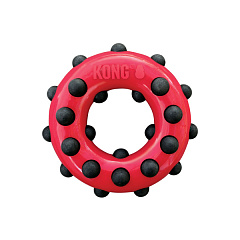 KONG Dotz Circle Игрушка для очищения зубов собак Кольцо