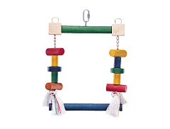 Деревянная игрушка для больших попугаев Качель Джунгли Swing Big Parrot Toy Nobby Деревянная игрушка для больших попугаев Качель Джунгли Swing Big Parrot Toy Nobby