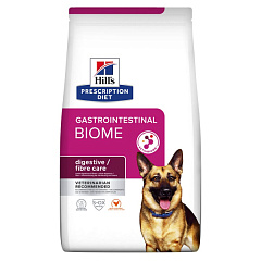 Сухий лікувальний корм з куркою для собак при розладах травлення та діареї Hill's Prescription Diet Gastrointestinal Biome