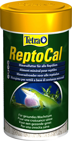 Повноцінний мінеральний корм у вигляді порошку для рептилій Tetra ReptoCal Повноцінний мінеральний корм у вигляді порошку для рептилій Tetra ReptoCal