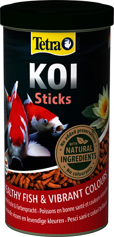 Полноценный корм в виде палочек для всех видов карпов кои Tetra Pond KOI Sticks Полноценный корм в виде палочек для всех видов карпов кои Tetra Pond KOI Sticks