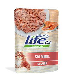 Вологий корм для кішок з Лососем Life Cat Natural Salmon