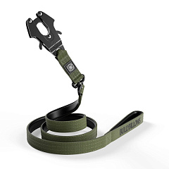 Посилений повідець із ривковим замком, м'якою підкладкою та механізмом від сплутування BullyBillows Swivel Combat Lead Посилений повідець із ривковим замком, м'якою підкладкою та механізмом від сплутування BullyBillows Swivel Combat Lead