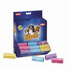 Цветные пакеты для уборки за собакой с рисунком лапки Paw Color TidyUp Poop Bag Nobby Цветные пакеты для уборки за собакой с рисунком лапки Paw Color TidyUp Poop Bag Nobby