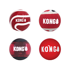 KONG Signature Balls Assorted Тренировочная игрушка для собак Динамические Мячи