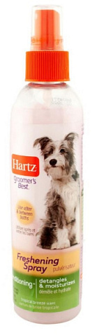 Кондиционер для собак нейтрализующий неприятные запахи Hartz Groomers Best Conditioning Freshening Spray