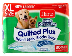 Впитывающие пеленки с ароматом пудры Hartz Home Protection