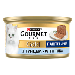 Консерва для котов Паштет с Тунцом Purina Gourmet Gold Pate Tuna Консерва для котов Паштет с Тунцом Purina Gourmet Gold Pate Tuna