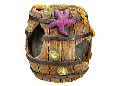 Декор для аквариума Бочка с морскими звёздами Barrel Aqua Ornaments Nobby Декор для аквариума Бочка с морскими звёздами Barrel Aqua Ornaments Nobby
