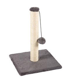 Кігтеточка стовпчик з іграшкою для кота Imac Baffo