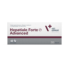 Комплексна добавка для собак та котів для відновлення гепатоцитів при ураженнях печінки VetExpert Hepatiale Forte Advanced