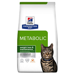 Сухий лікувальний дієтичний корм з куркою для котів при ожирінні Hill's Prescription Diet Metabolic