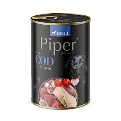 Беззернова консерва для собак з Тріскою та Томатами Dolina Noteci Piper Grain Free Cod & Tomato Беззернова консерва для собак з Тріскою та Томатами Dolina Noteci Piper Grain Free Cod & Tomato