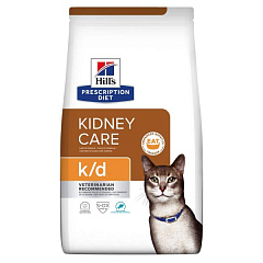 Сухий лікувальний корм з тунцем для котів із захворюваннями нирок Hill's Prescription Diet k/d Kidney Care Tuna