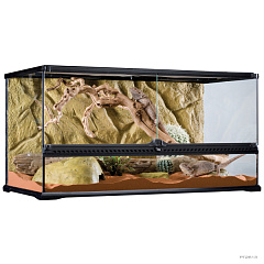 Стеклянный большой террариум 90 х 45 х 45 см Exo Terra Natural Terrarium Large Wide PT2613