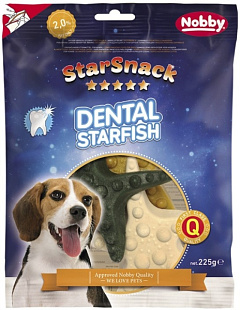 Лакомства для ухода за зубами собак Жевательные Морские звезды Nobby StarSnack Dental Starfish