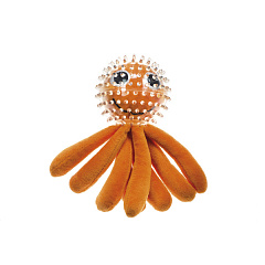 Іграшка для догляду за зубами собак Восьминіг з пищалкою та шипованим м'ячиком Imac 2 in 1 Dental Octopus