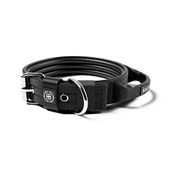 Тактический ошейник с подкладкой для собак с чувствительной кожей BullyBillows Pin Collar Handle 4 cm