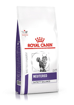 Сухий дієтичний корм для стерилізованих кішок схильних до зайвої ваги Royal Canin Veterinary Neutered Satiety Balance s/o index