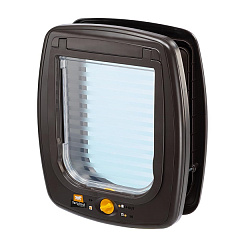 Універсальні двері для великих кішок та маленьких собак з амортизатором кінцевого ходу та захистом від протягів Swing 9 Ferplast