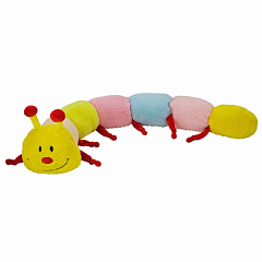 М'яка іграшка для великих собак Плюшева Гусениця з пищалками Caterpillar Plush Nobby