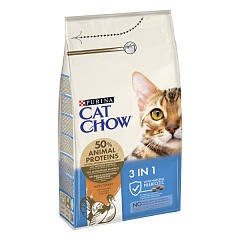 Сухой корм для кошек с индейкой Cat Chow 3in1 Turkey