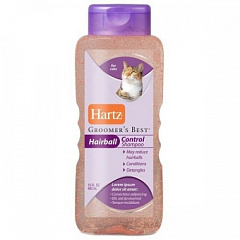 Шампунь для длинношерстных кошек и котят против спутывания Hartz Groomers Best Hairball Control Cat Shampoo