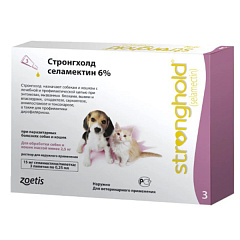 Протипаразитарні краплі для кошенят та цуценят Стронгхолд Zoetis Stronghold 6% Puppies & Kittens Протипаразитарні краплі для кошенят та цуценят Стронгхолд Zoetis Stronghold 6% Puppies & Kittens