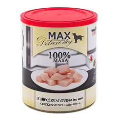 Консервоване м'ясо для собак М'ясо Курки без кісток FALCO MAX Deluxe Dog 100% Meat Chicken Muscle