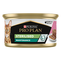 Консерва для стерилизованных кошек Паштет с лососем Purina Pro Plan Sterilised Adult Maintenance Salmon Консерва для стерилизованных кошек Паштет с лососем Purina Pro Plan Sterilised Adult Maintenance Salmon