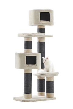 Багаторівневий ігровий комплекс-лазалка з двома будиночками для кішок Loano Nobby