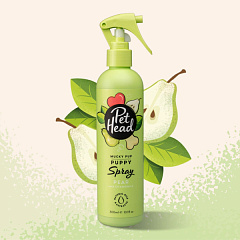 Гіпоалергенний спрей для цуценят з ароматом груші Pet Head Mucky Pup Puppy Spray